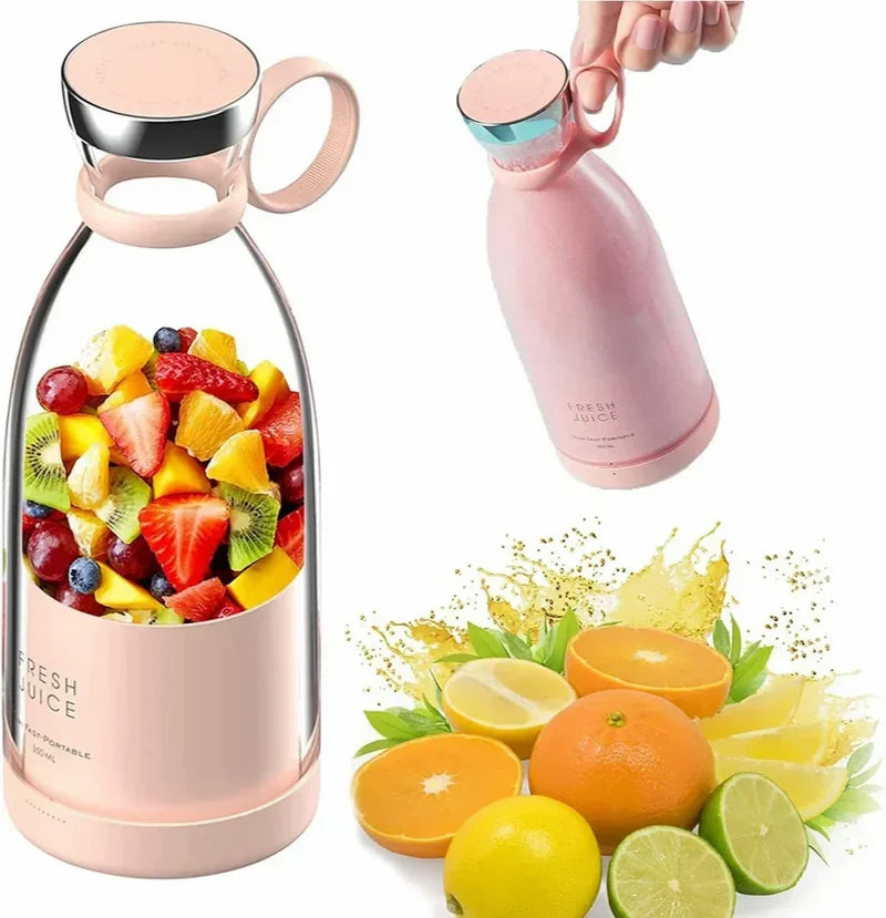 Portable USB Rechargeable Blender | Mini Juicer for Smoothies & Shakes