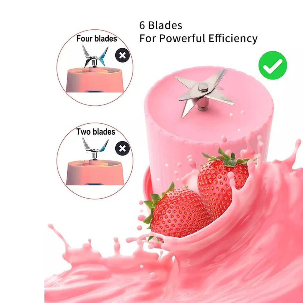 Portable USB Rechargeable Blender | Mini Juicer for Smoothies & Shakes