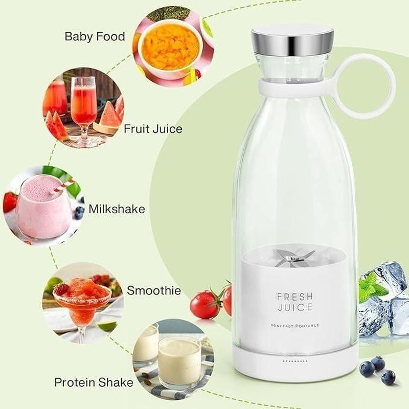 Portable USB Rechargeable Blender | Mini Juicer for Smoothies & Shakes